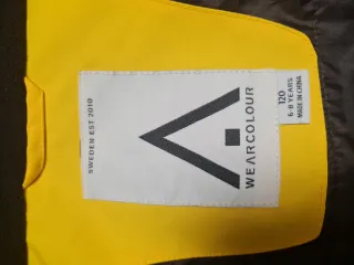 Conjunto de nieve infantil amarillo talla 6/8 años