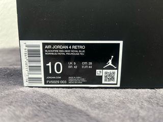 Zapatillas Air Jordan 4 Retro talla 44