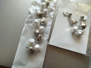 Set collana, bracciale e orecchini