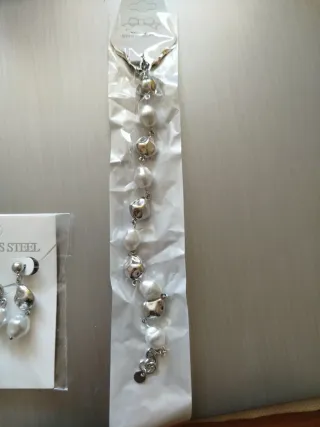 Set collana, bracciale e orecchini