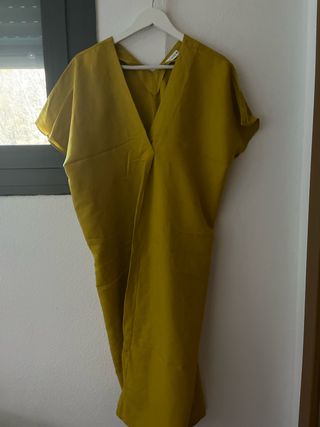 Túnica Zara Verde Oliva Talla XS