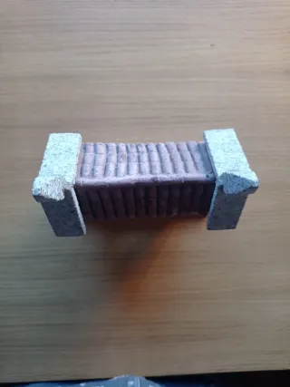 Miniatura Hórreo Gallego Granito y Madera