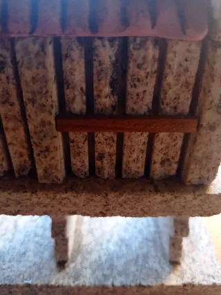 Miniatura Hórreo Gallego Granito y Madera