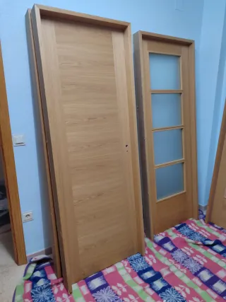 7 Puertas de Madera para Vivienda de 72 x203