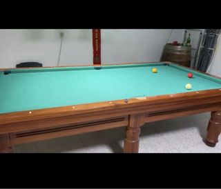Mesa de billar snooker 9 pies. Pool y frances