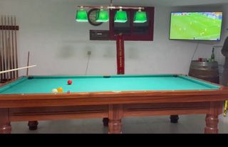 Mesa de billar snooker 9 pies. Pool y frances
