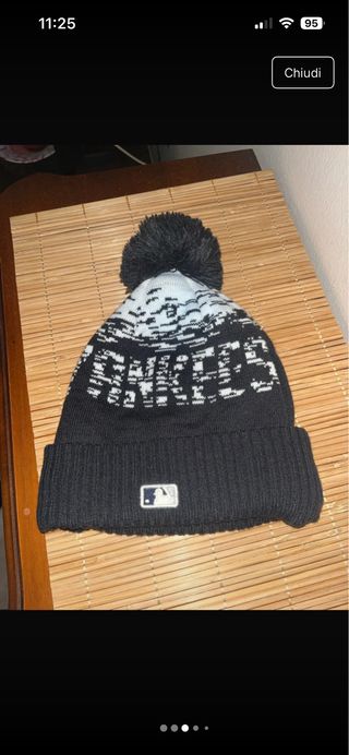 Cappello New York Yankees uomo bianco nero