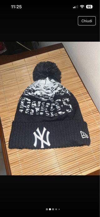 Cappello New York Yankees uomo bianco nero