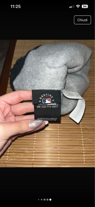 Cappello New York Yankees uomo bianco nero