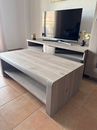 Mueble TV + Vitrina + Mesa Centro