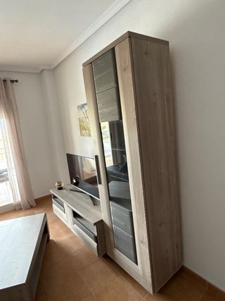 Mueble TV + Vitrina + Mesa Centro