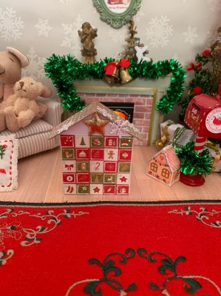 Calendário de Advento Casa Bonecas Natal