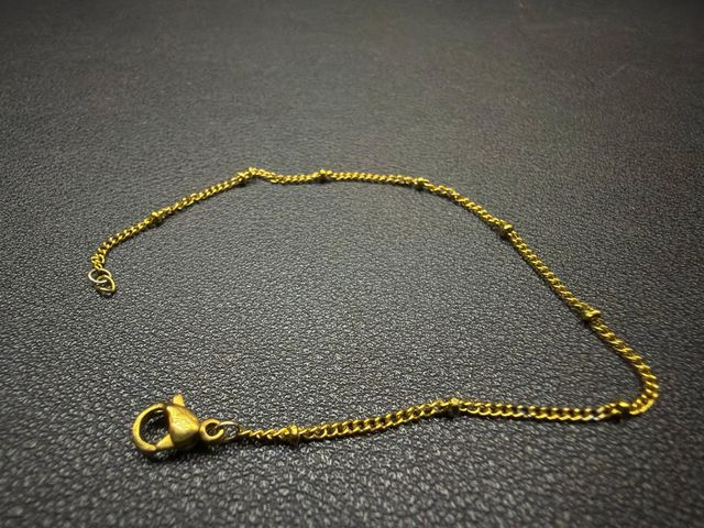 Bracciale in acciaio inossidabile dorato