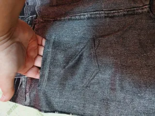 Leggings felpati effetto jeans