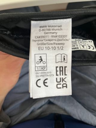 Guantes Moto BMW Motorrad Negros