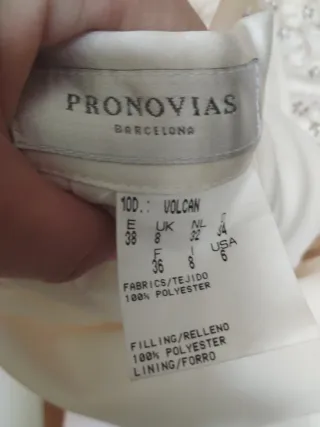 Vestido Novia Pronovias Talla 34/36 2 Piezas