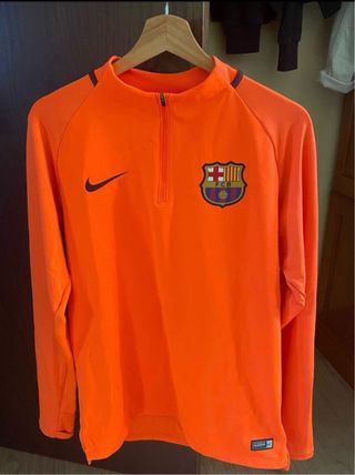 Sudadera FC Barcelona Nike Naranja