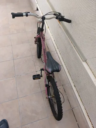 Bicicleta infantil rosa California