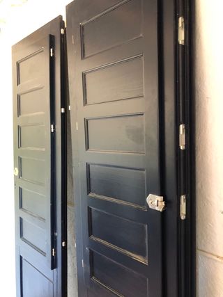 Puerta balconera doble hoja nueva