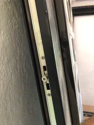 Puerta balconera doble hoja nueva