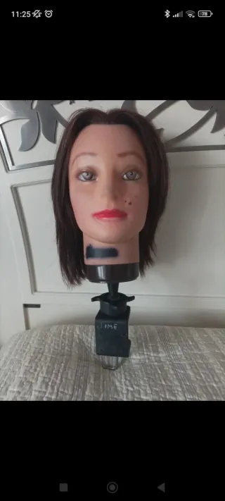 Cabeza Maniquí Prácticas Peluquería