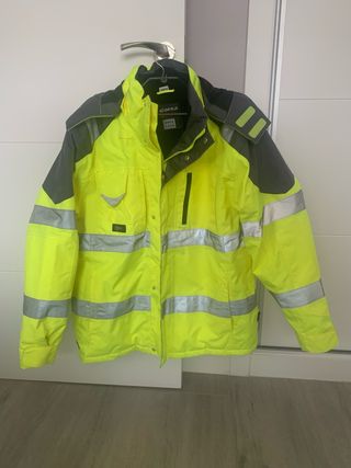 Chaqueta de trabajo impermeable alta vivisibilidad