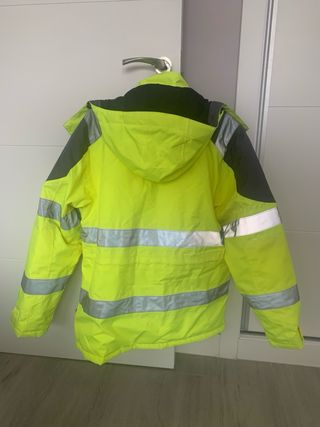 Chaqueta de trabajo impermeable alta vivisibilidad