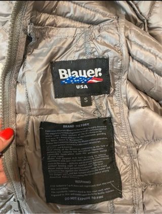 Plumífero Blauer Gris plateado