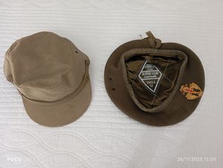 Boina y gorra militar