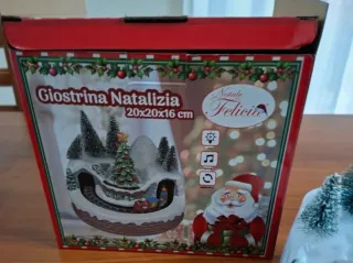 Giostrina Natalizia con trenino e luci