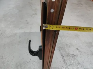 Ventana aluminio imitación madera 545x615mm