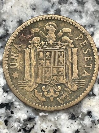 Moneda 1 Peseta Franco 1947 Monedas 1 Peseta 1966