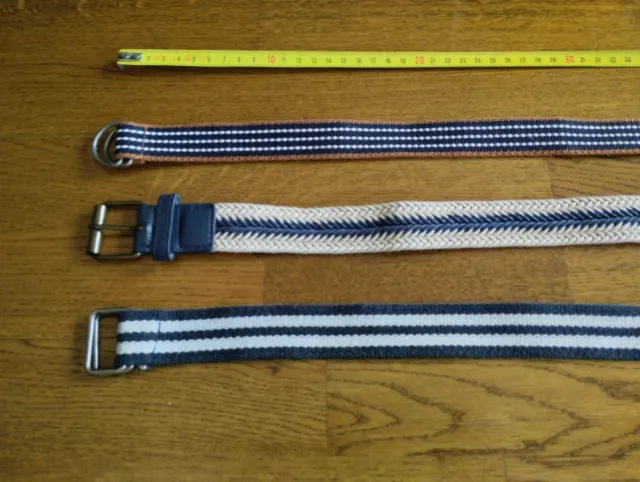 Cinturones de tela para niño