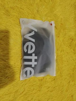 Sujetador deportivo Yvette negro con cremallera