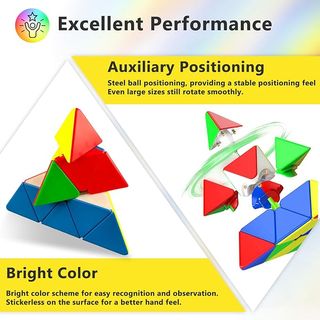 Vdealen Speed Cubo Magico Piramide Magic Cube