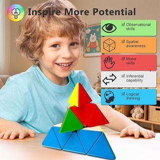 Vdealen Speed Cubo Magico Piramide Magic Cube