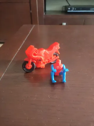 Moto Juguete Spiderman Naranja