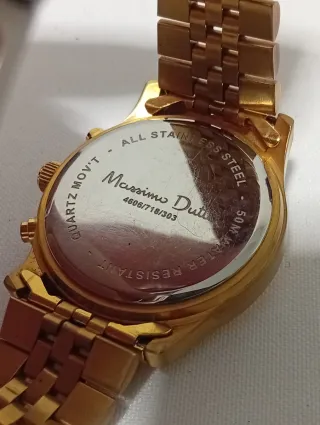 Reloj Massimo Dutti Dorado