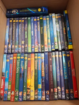 41 DVDs. Colección Películas Disney y más.