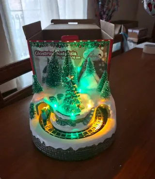 Giostrina Natalizia con trenino e luci