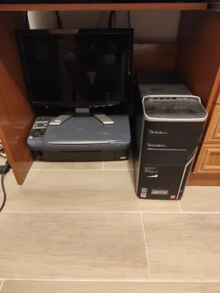 PC, Monitor y Escáner