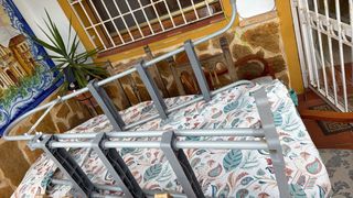 Piscina desmontable verano y hamacas