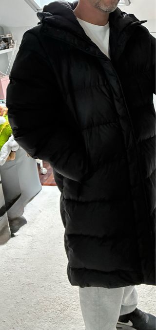 Parka Helly Hansen Larga Negra Talla M