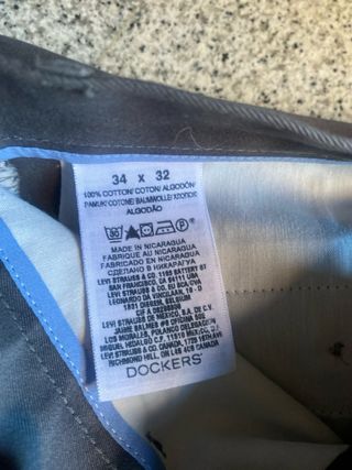 Pantalones Dockers Grises