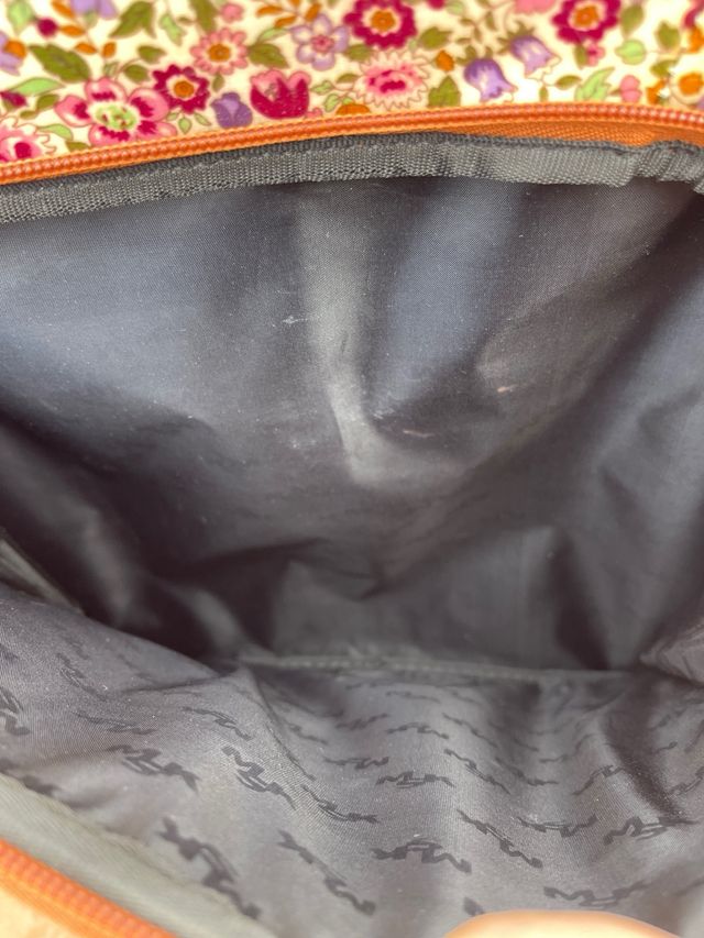 Maleta de cabina floral material impermeable