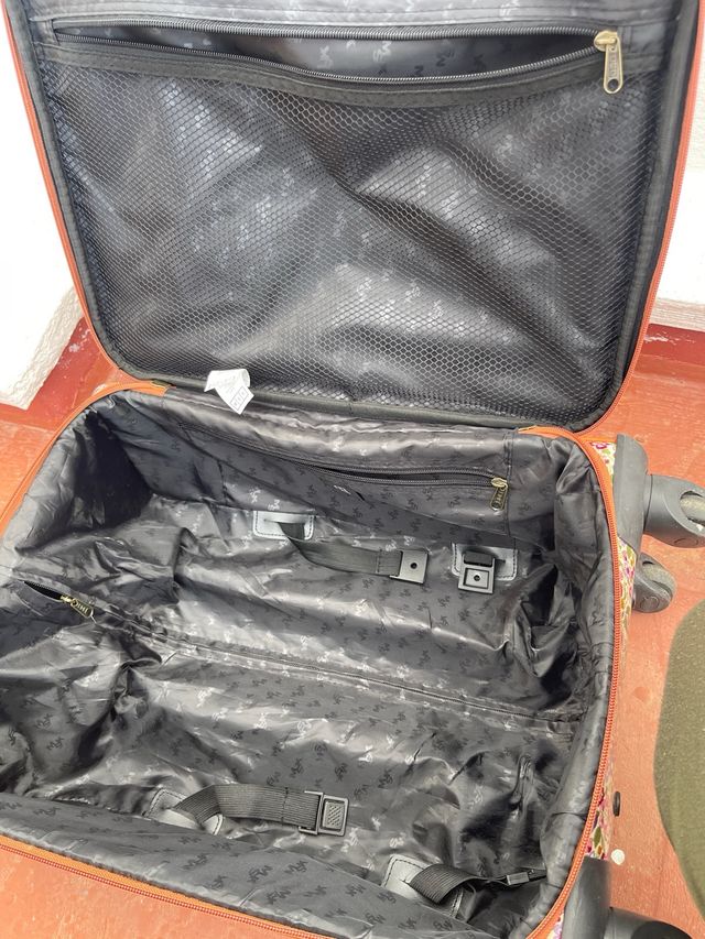 Maleta de cabina floral material impermeable