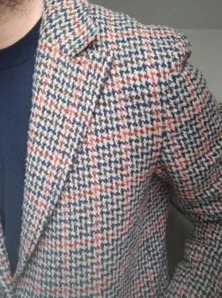 Abrigo pata de gallo talla S (46)