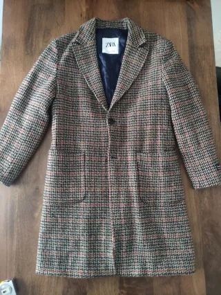 Abrigo pata de gallo talla S (46)