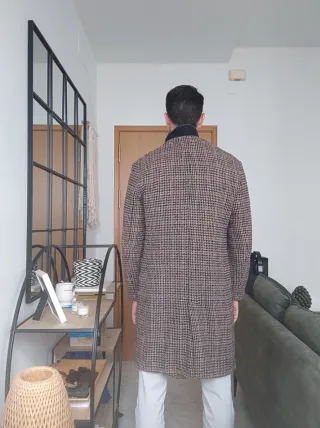 Abrigo pata de gallo talla S (46)