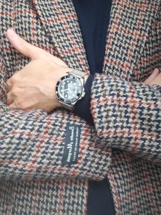 Abrigo pata de gallo talla S (46)